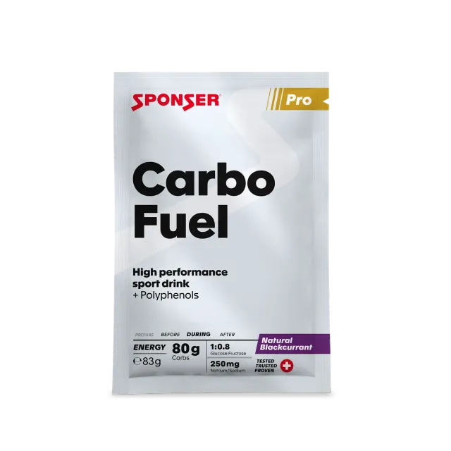 Sponser Carbo Fuel Blackcurrant bevanda 83g bustina