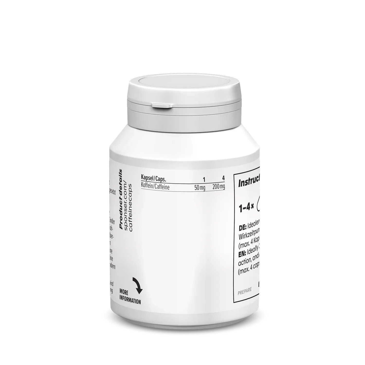 Sponser Caffeine Caps caffeina 90 capsule 50mg