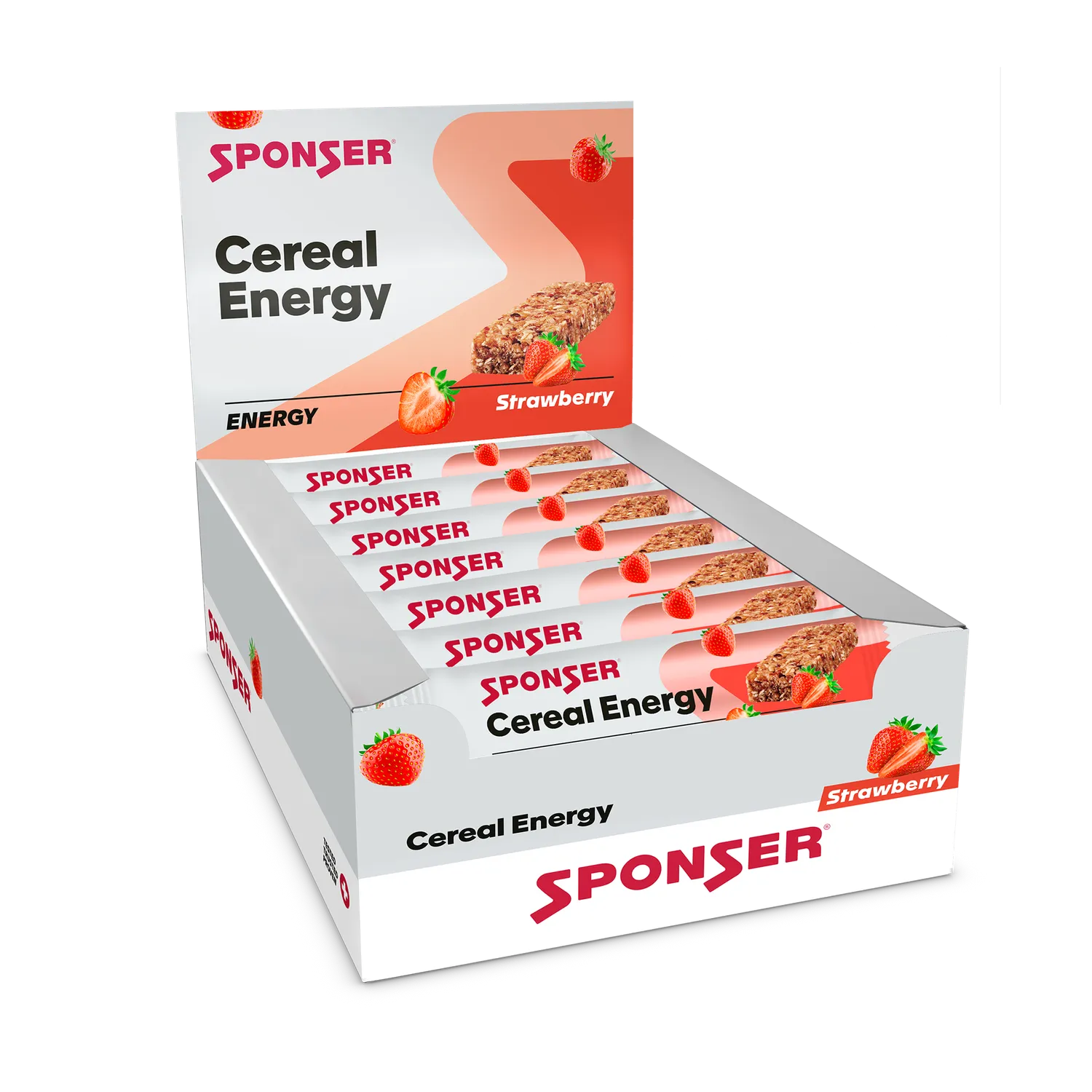 Sponser Cereal Energy Bar barretta fragola 40 g