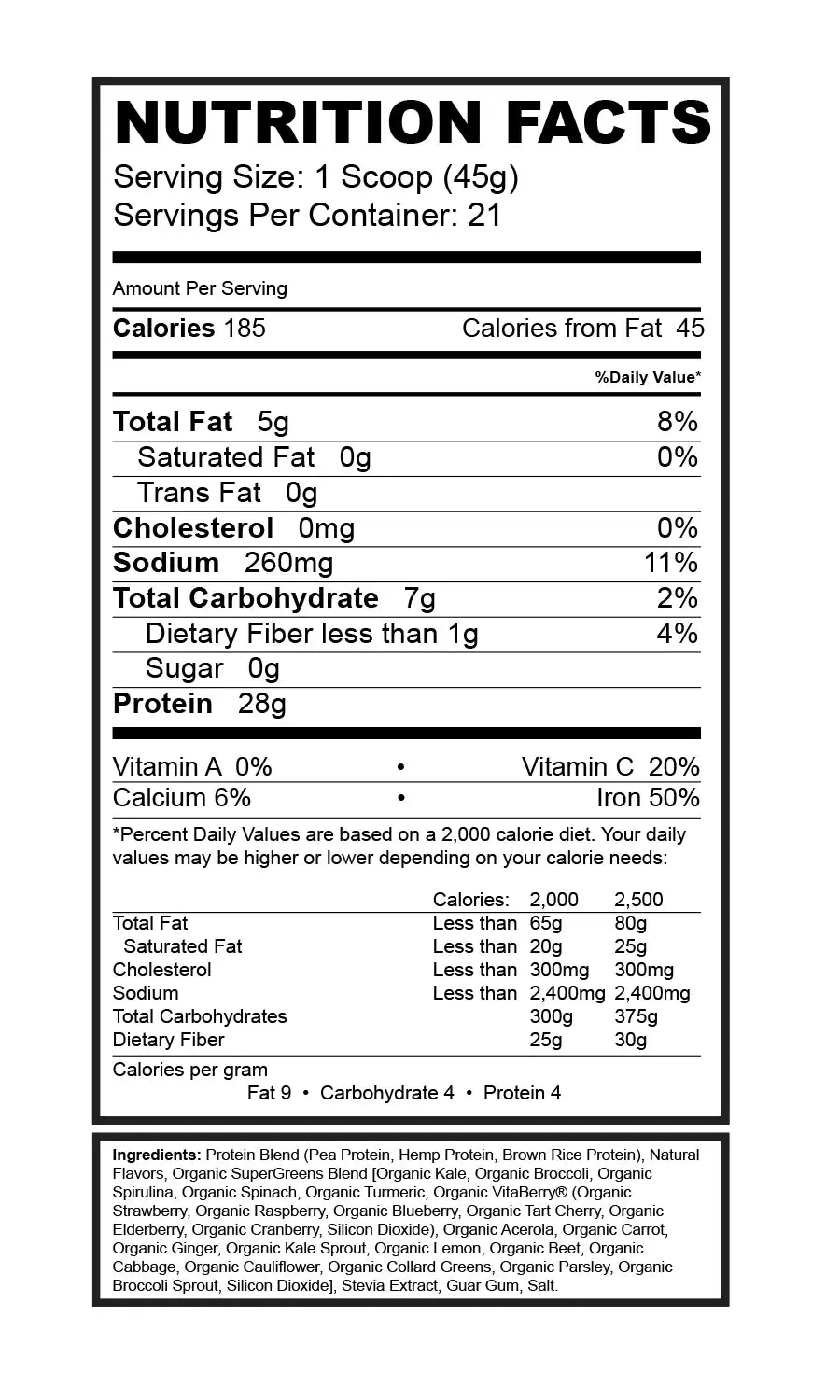 BioHealth Phyto Perfect vegane vaniglia 2 lb 28 g