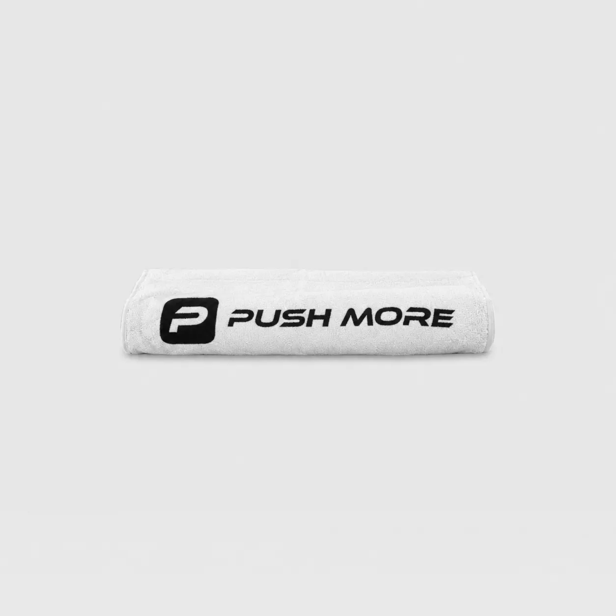 Push More Telo da Palestra in Cotone 50x100 cm Nero Assorbente