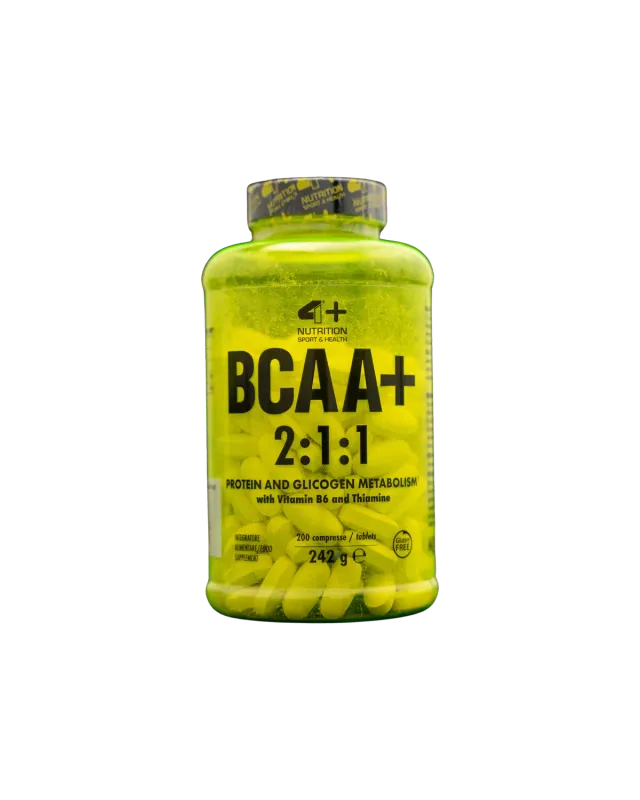 4 Plus Nutrition BCAA+ 2:1:1 compresse 200 cpr AjiPure