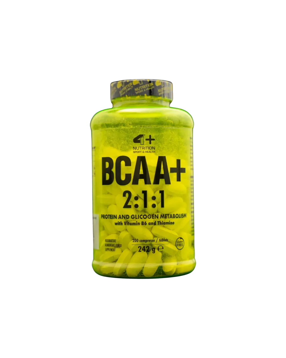 4 Plus Nutrition BCAA+ 2:1:1 compresse 200 cpr AjiPure