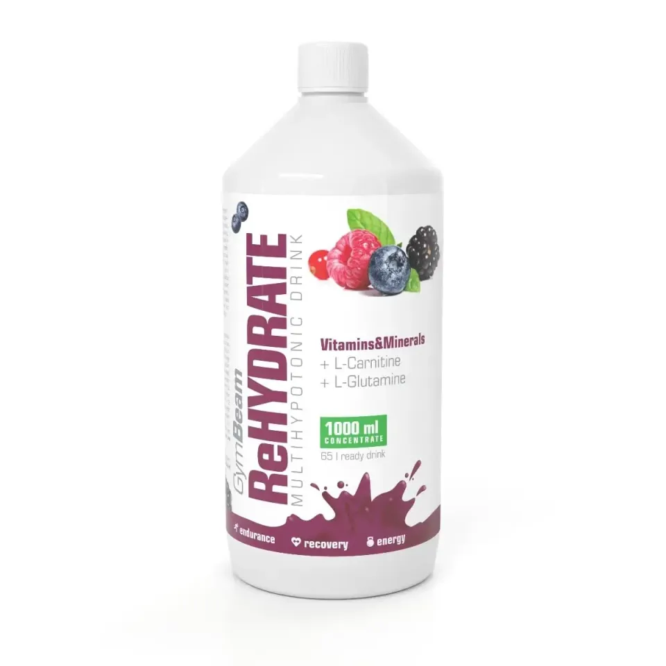 GymBeam ReHydrate 1000 ml Forest Fruit Ipotonica