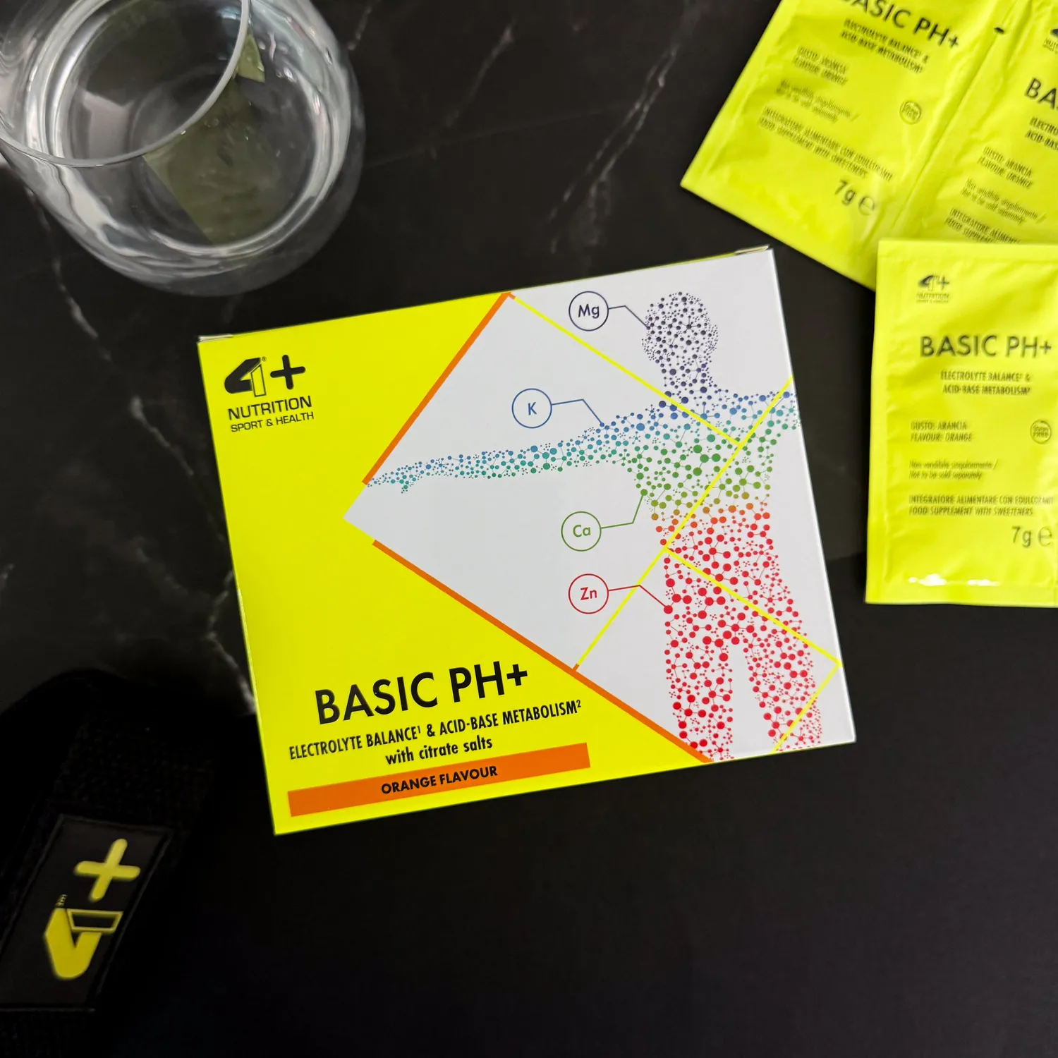 4 Plus Nutrition Basic PH+ Sali 30 Bustine Orange