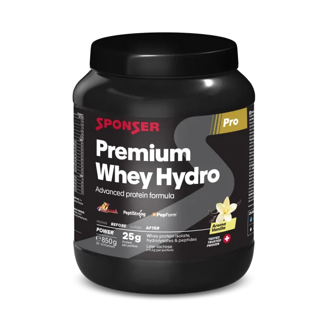 Sponser Premium Whey Hydro Vanilla proteine idrolizzate 850 g