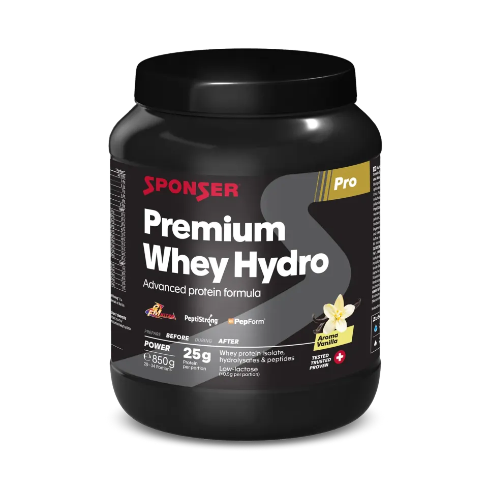 Sponser Premium Whey Hydro Vanilla proteine idrolizzate 850 g