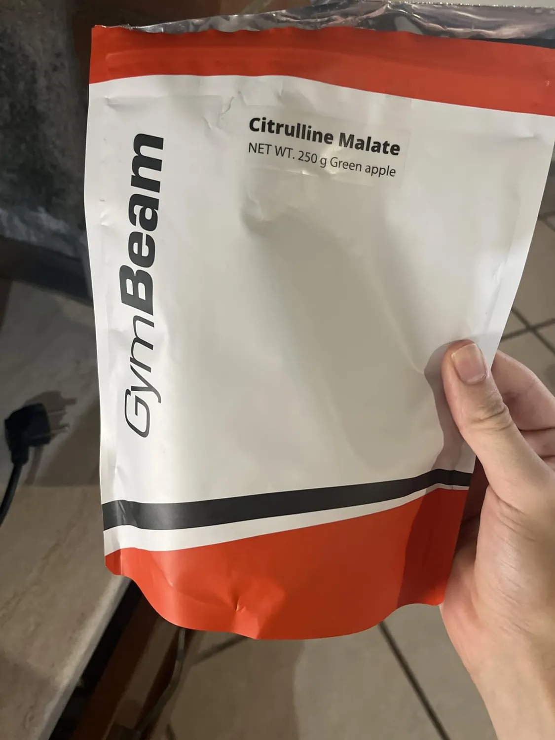 GymBeam Citrullina Malato polvere Mela Verde 250 g