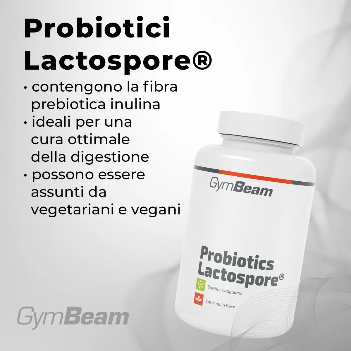 GymBeam Probiotici Lactospore 90 cps Bacillus Coagulans