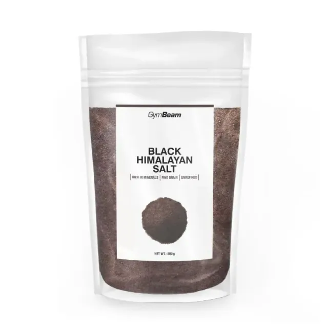GymBeam Sale Nero Himalaya 500g macinato fino