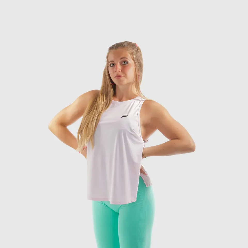 Push More Breeze Canotta Sportiva Pink Taglio Ampio