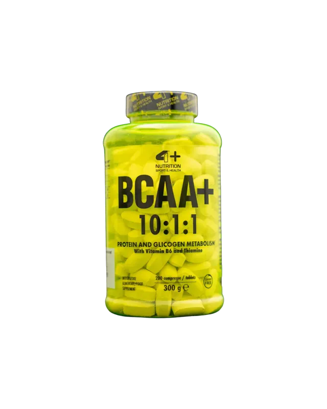 4 Plus Nutrition BCAA+ 10:1:1 compresse 200 cpr alta leucina