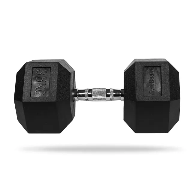 GymBeam Manubrio Esagonale gomma 35 kg forza