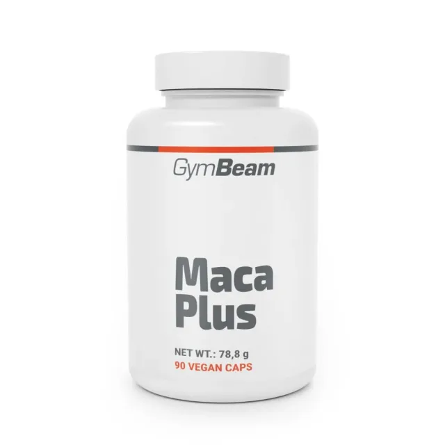 GymBeam Maca Plus capsule vegane energia testosterone