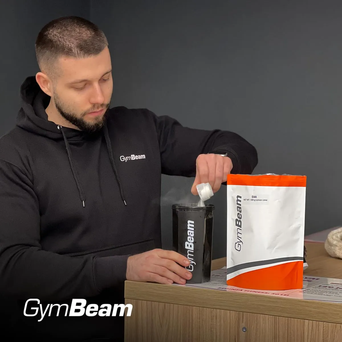 GymBeam EAA Limone Lime 500 g polvere recupero muscolare