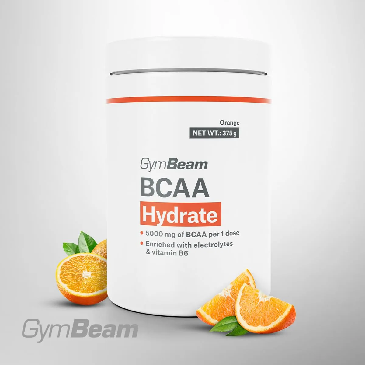 GymBeam BCAA Hydrate 4:1:1 Polvere Arancia con Elettroliti