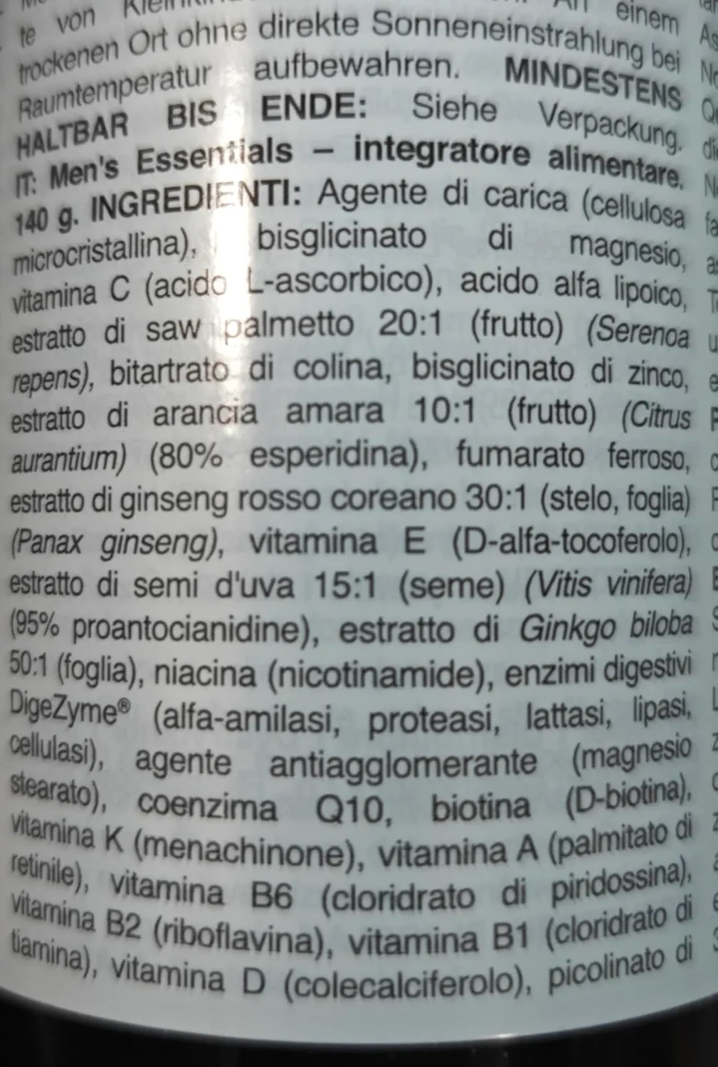 GymBeam Multivitaminico Uomo 120 cpr 27 Attivi Energia