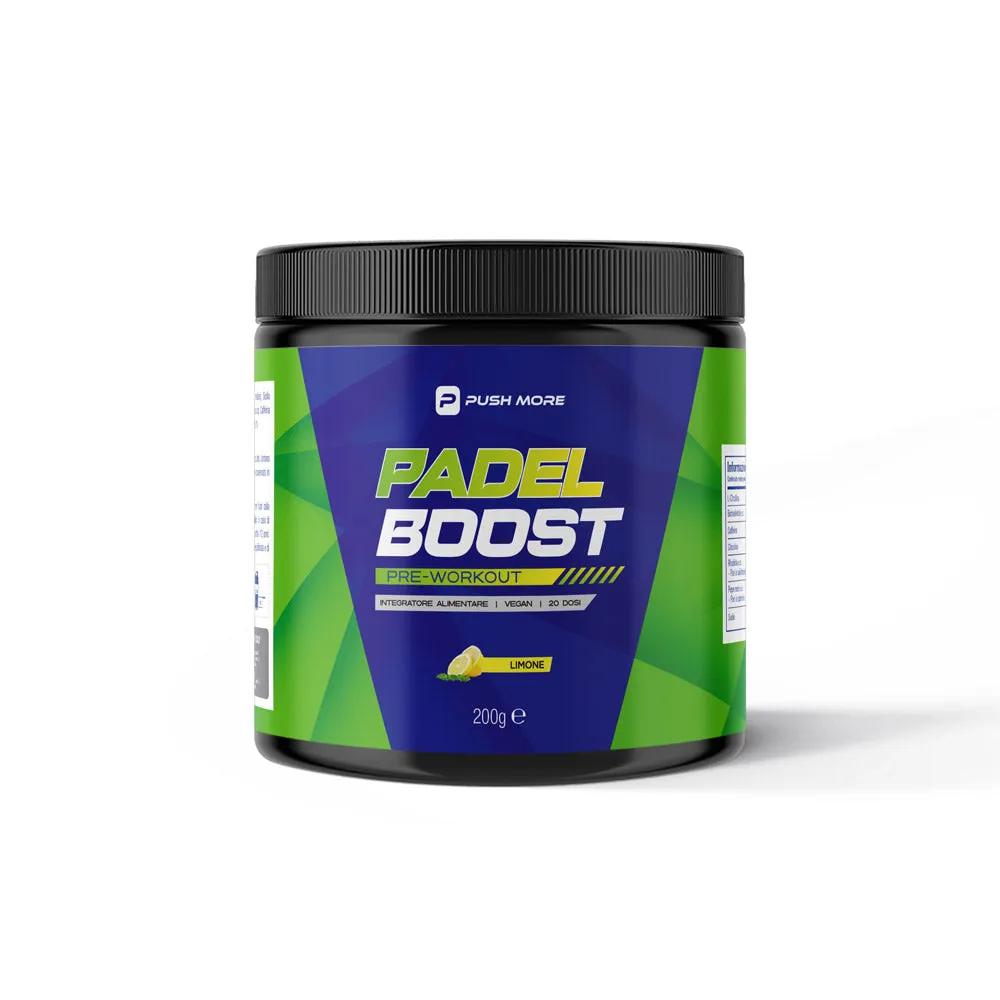 Push More Padel Boost pre workout 200 g energia focus
