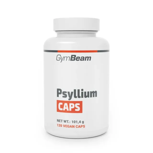 GymBeam Psyllium Caps Fibre 120 Capsule Vegane Senza Glutine