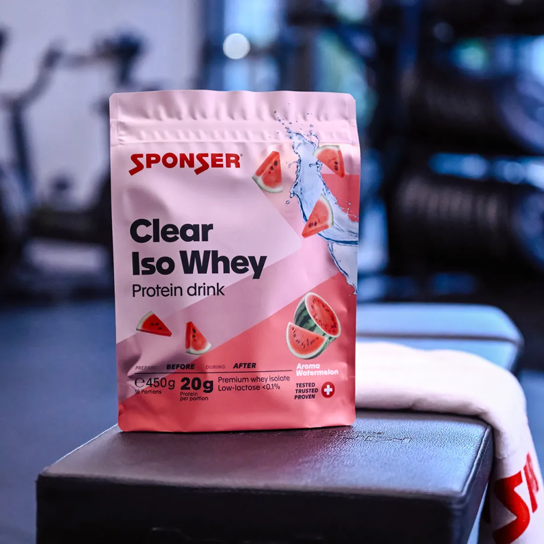 Sponser Clear Iso Whey Proteine Clear Anguria Busta 450 g Isolate