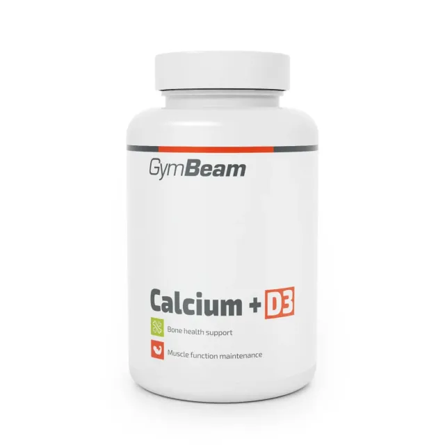 GymBeam Calcio + Vitamina D3 capsule 320 mg ossa