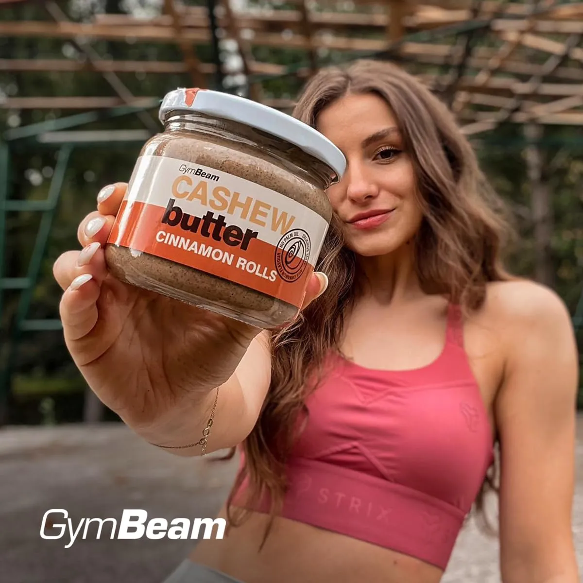 GymBeam Burro Anacardi Cinnamon Rolls 340 g Dolce
