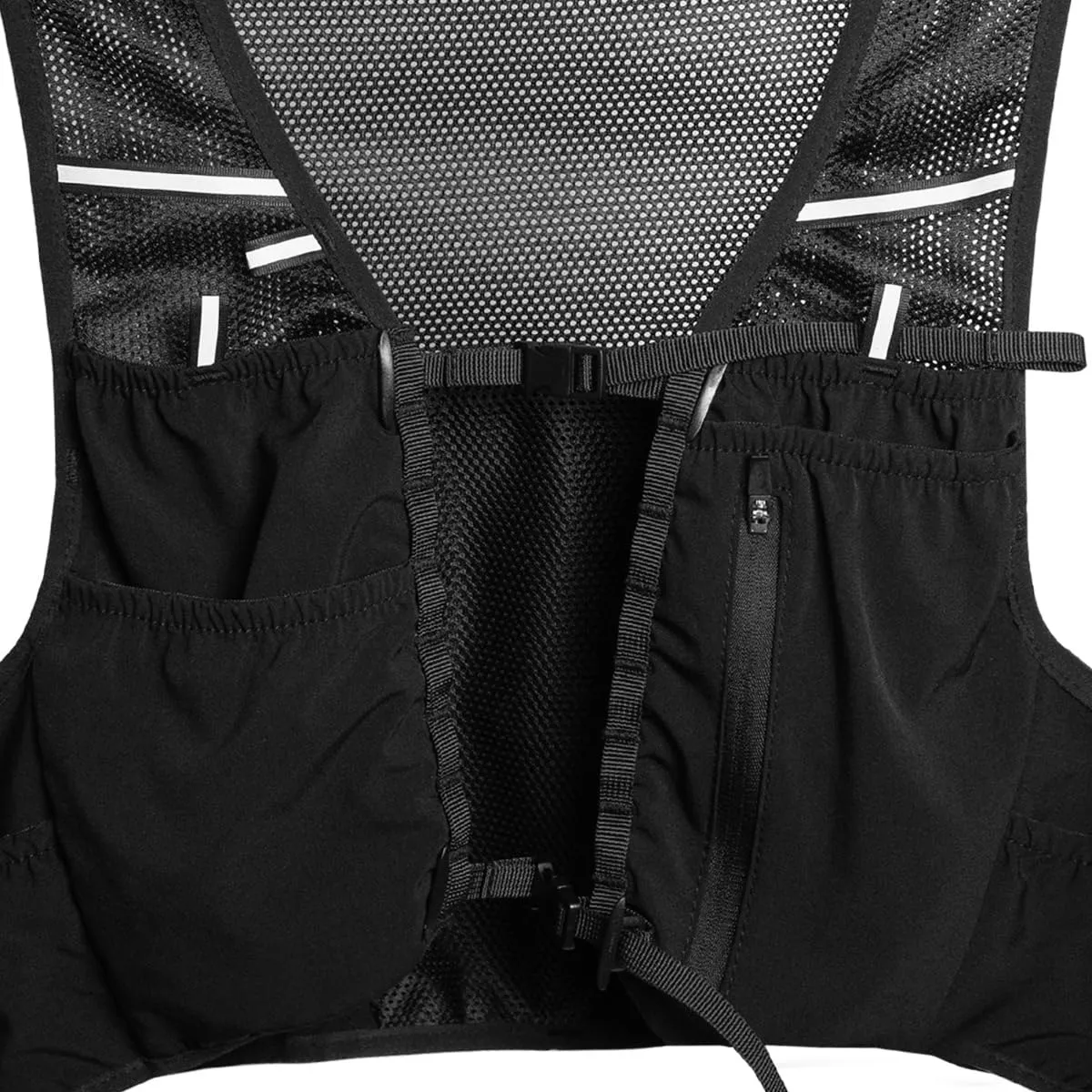 GymBeam Trail Gilet Running M/L con Tasche e Riflettenti