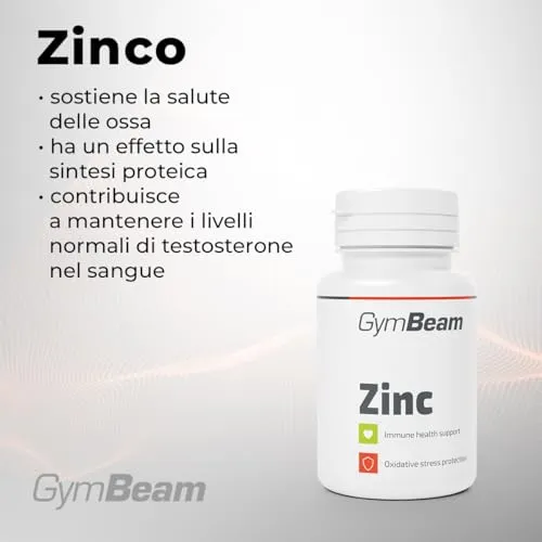 GymBeam Zinco compresse 90 cpr neutro ossa e metabolismo