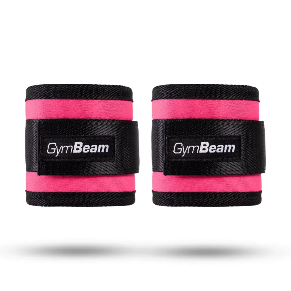 GymBeam Cavigliere Pink Cinturino Cavo 2 Pezzi 80 kg