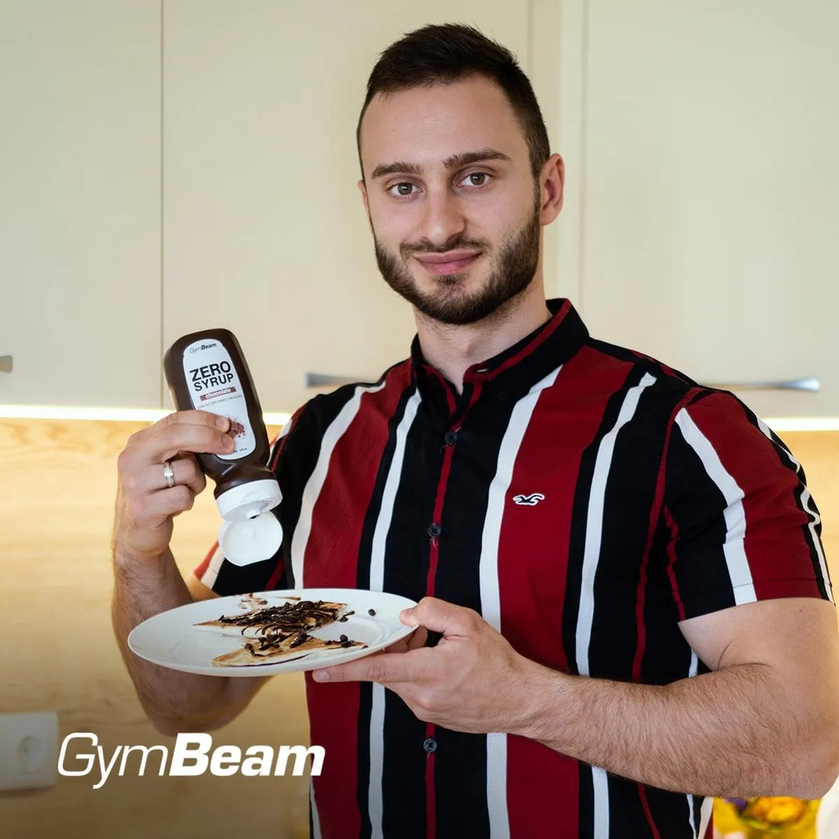 GymBeam Zero Sciroppo 320 ml Cioccolato Zero Zuccheri
