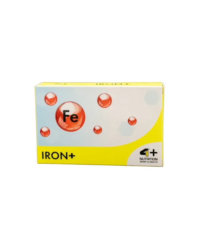 4 Plus Nutrition IRON+ Ferro 30 Compresse Energia Stanchezza
