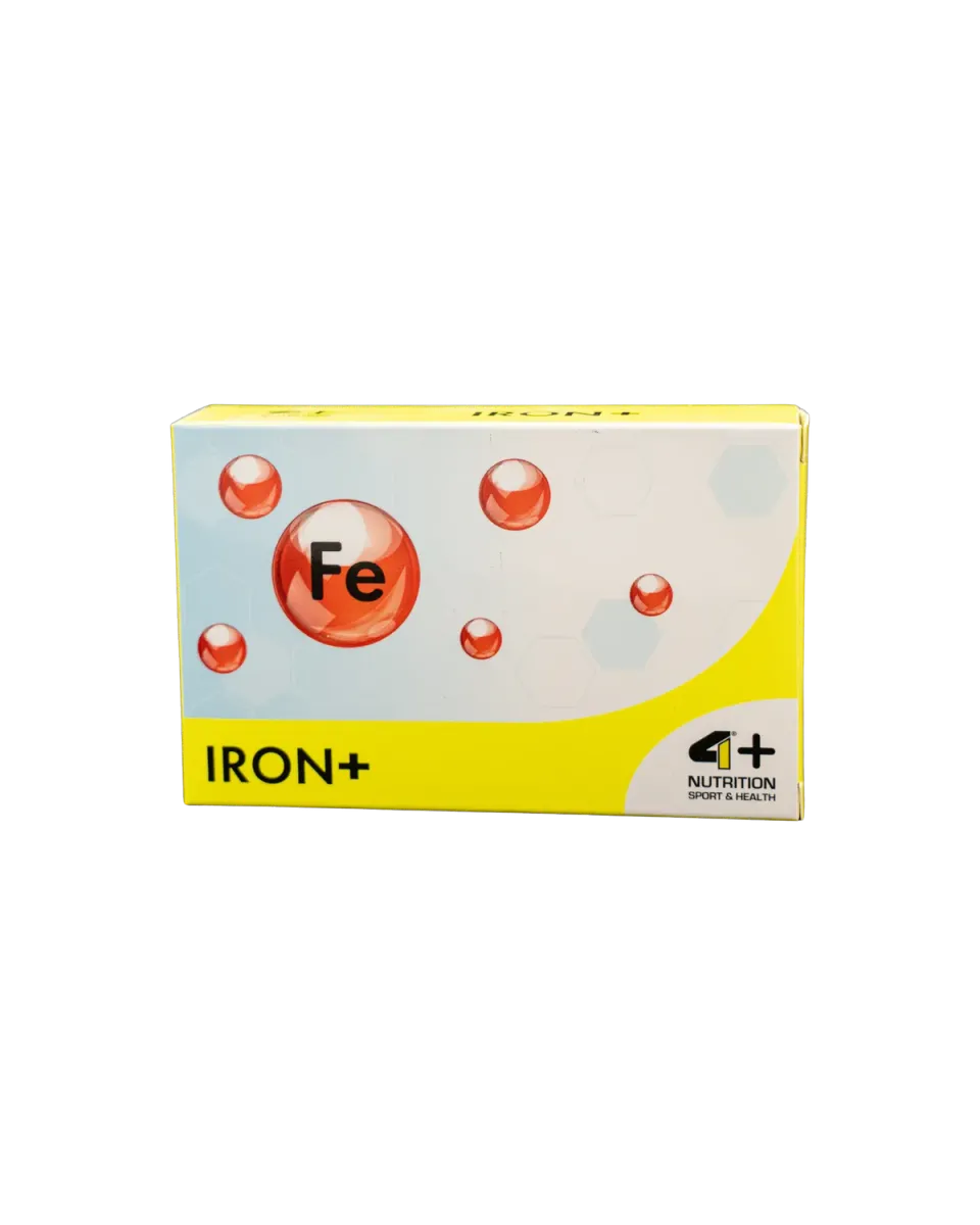 4 Plus Nutrition IRON+ Ferro 30 Compresse Energia Stanchezza