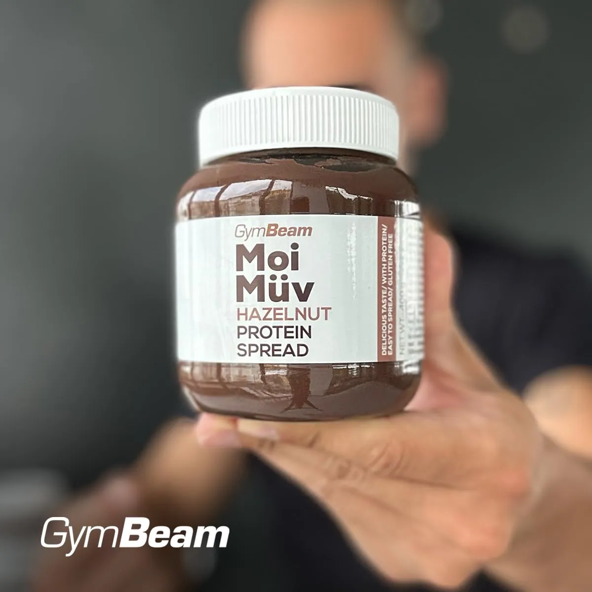 GymBeam MoiMüv Crema Proteica 400g dreamy hazelnut