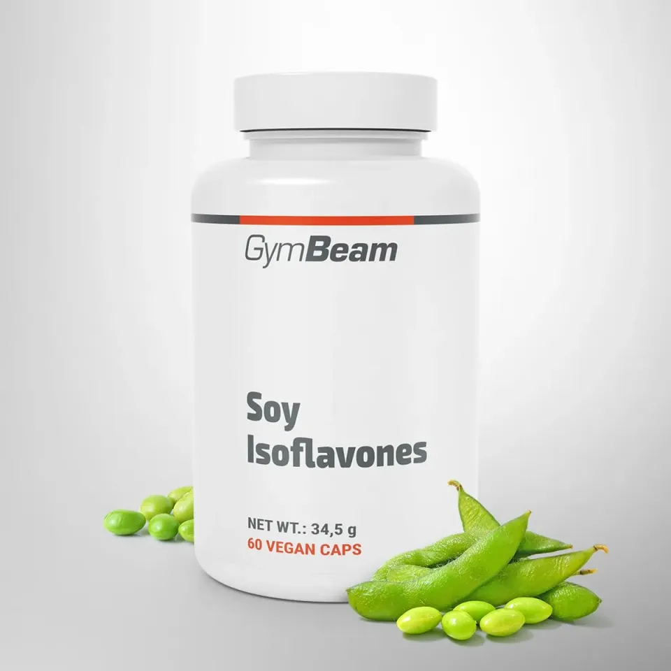 GymBeam Isoflavoni di Soia capsule equilibrio donna