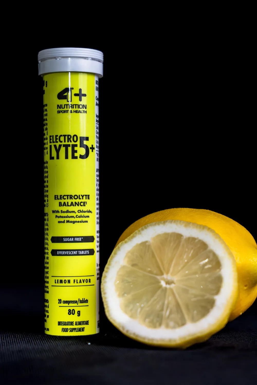 4 Plus Nutrition ELECTROLYTE 5+ Sali Minerali 20 Compresse Lemon