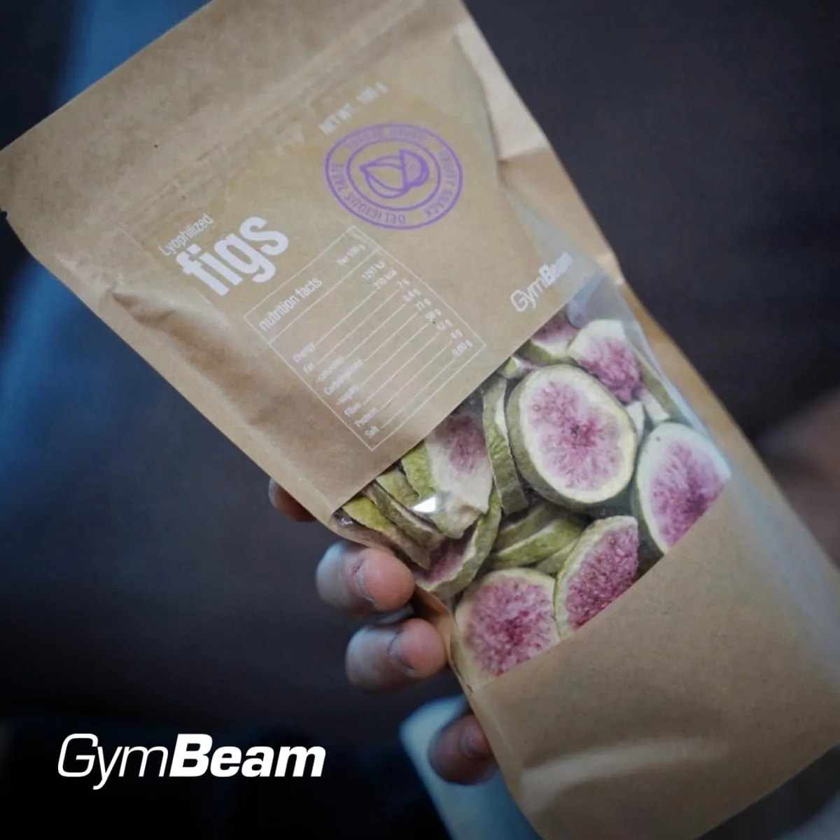 GymBeam Fichi Liofilizzati 100 g senza zuccheri aggiunti