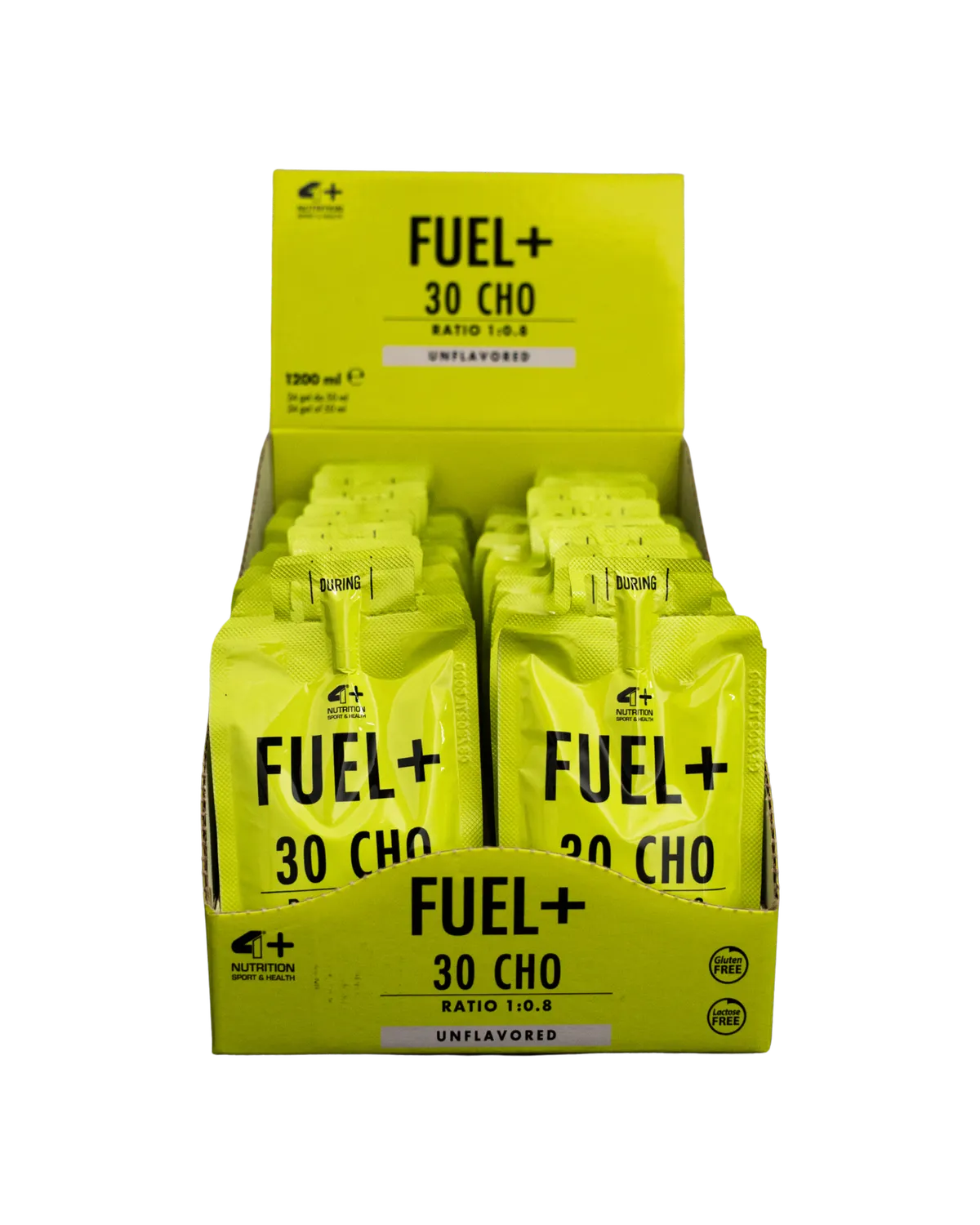 4 Plus Nutrition Fuel+ 30 CHO gel 50 ml Lemon Mint energetico