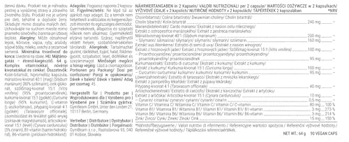 GymBeam Liver Support Integratore 90 cps Fegato