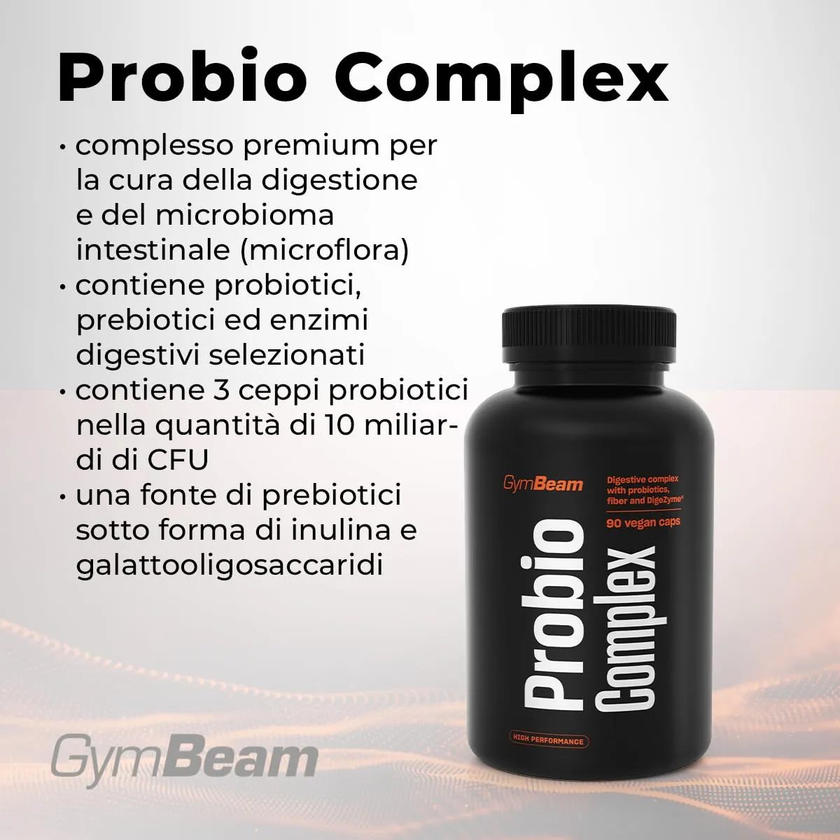 GymBeam Probio Complex Probiotici 10 Miliardi CFU 2 Capsule al Di