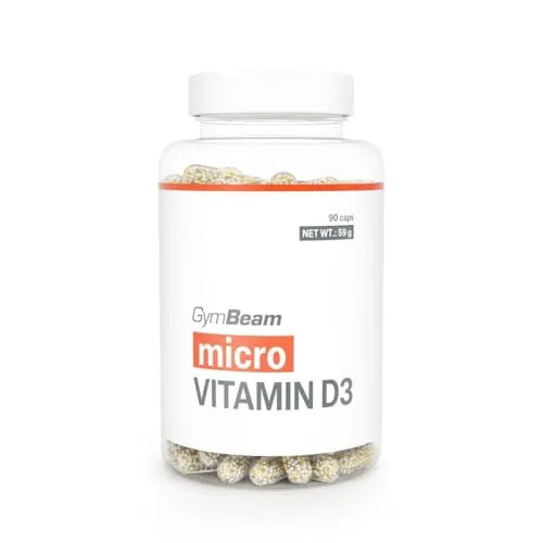 GymBeam Micro-Vitamina D3 Integratore 2000 UI Rilascio Graduale