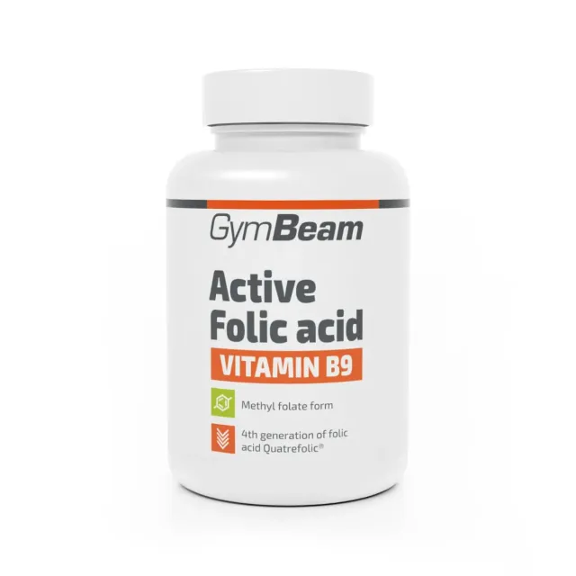 GymBeam Acido Folico Attivo integratore vitamina B9 gravidanza