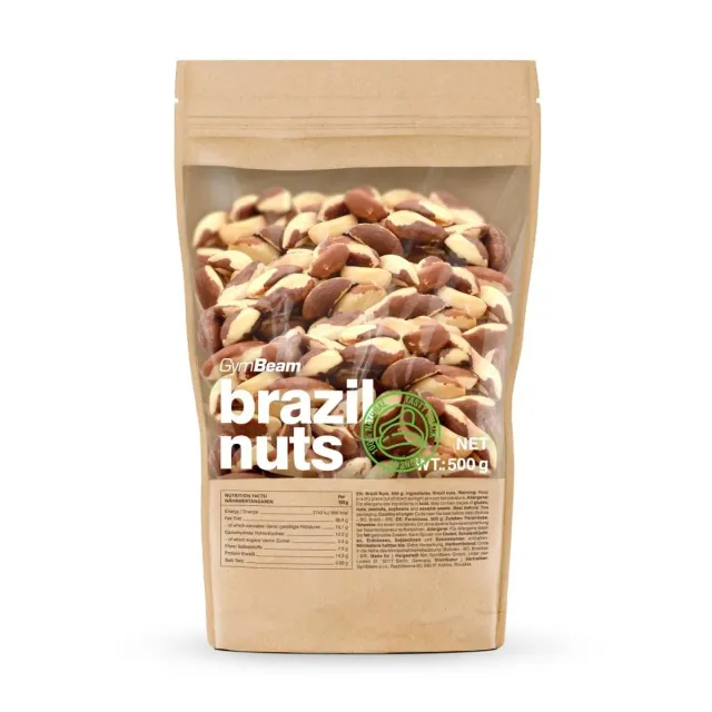 GymBeam Noci Brasiliane 500 g Non Tostate Snack