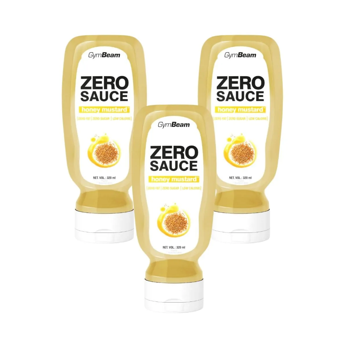 GymBeam SALSA ZERO salsa senape miele 320 ml zero