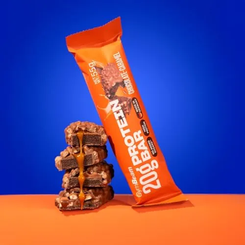 GymBeam Barretta Proteica 20g 12x55g cioccolato-caramello