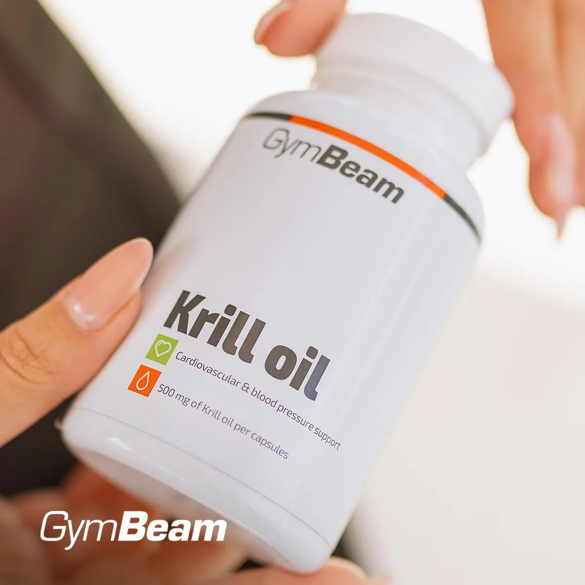 GymBeam Olio di Krill capsule 60 cps EPA DHA cuore