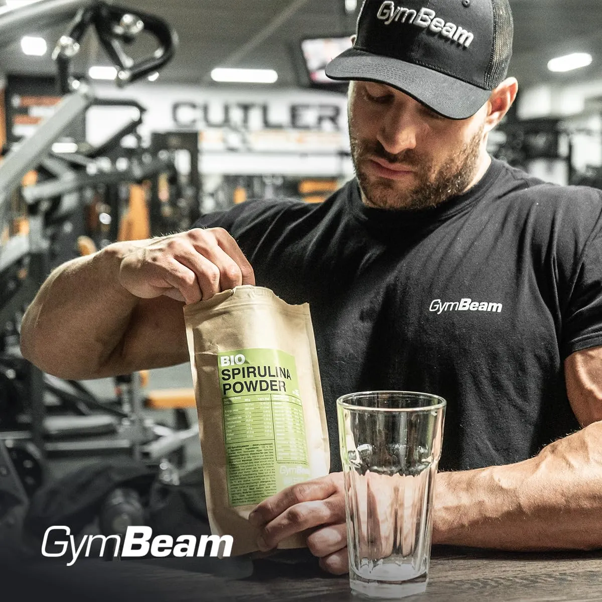 GymBeam Spirulina BIO Polvere 250g Proteica Vegana