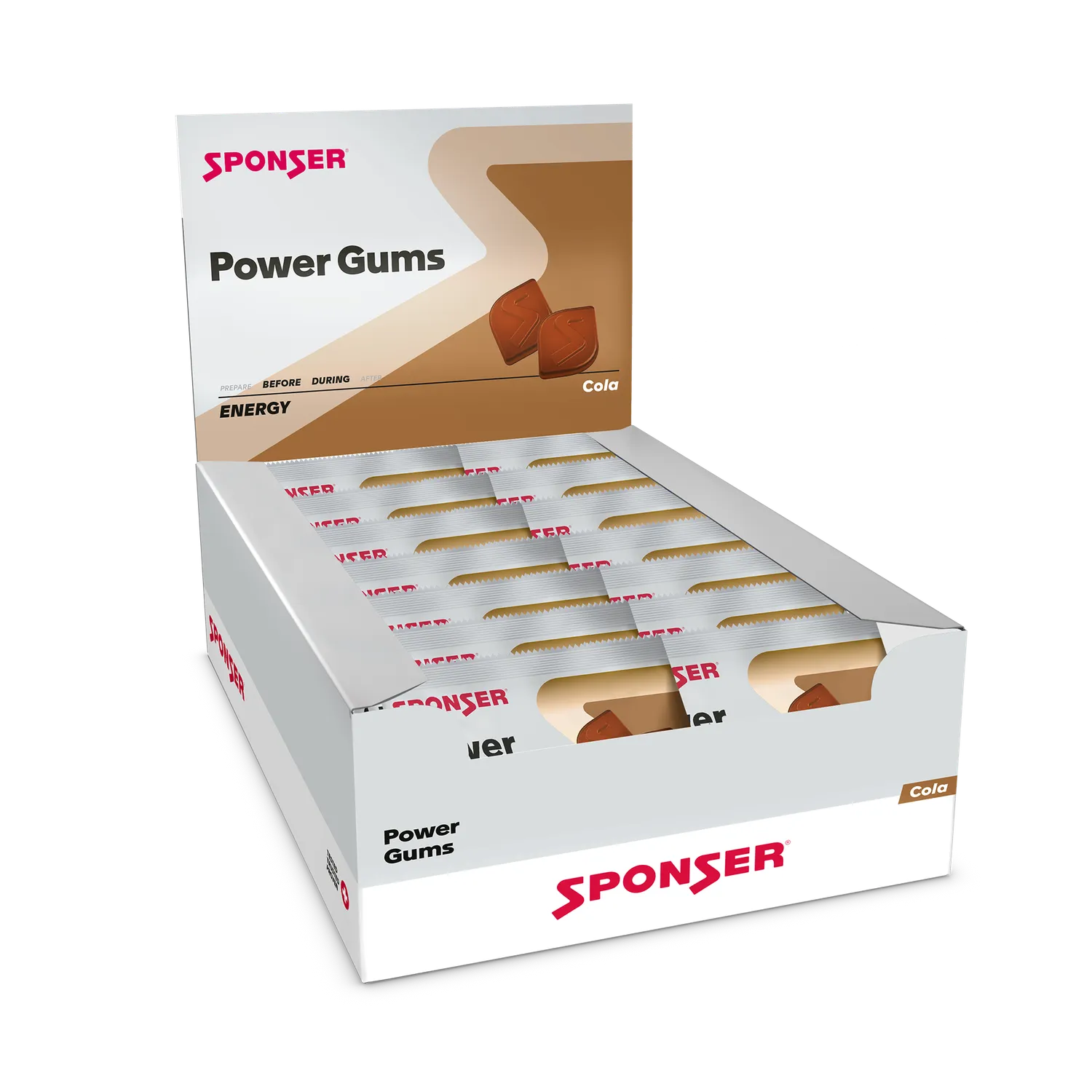Sponser Power Gums caramelle cola 75 g energia