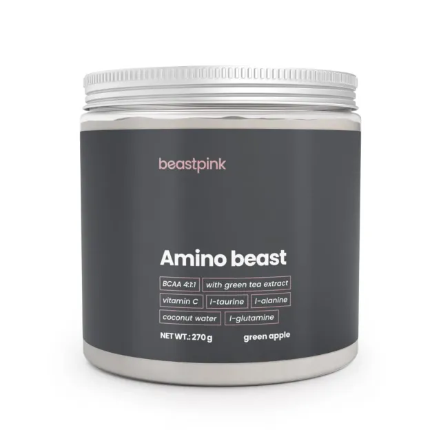 GymBeam Amino Beast Aminoacidi Mela Verde 270 g 14 Mix