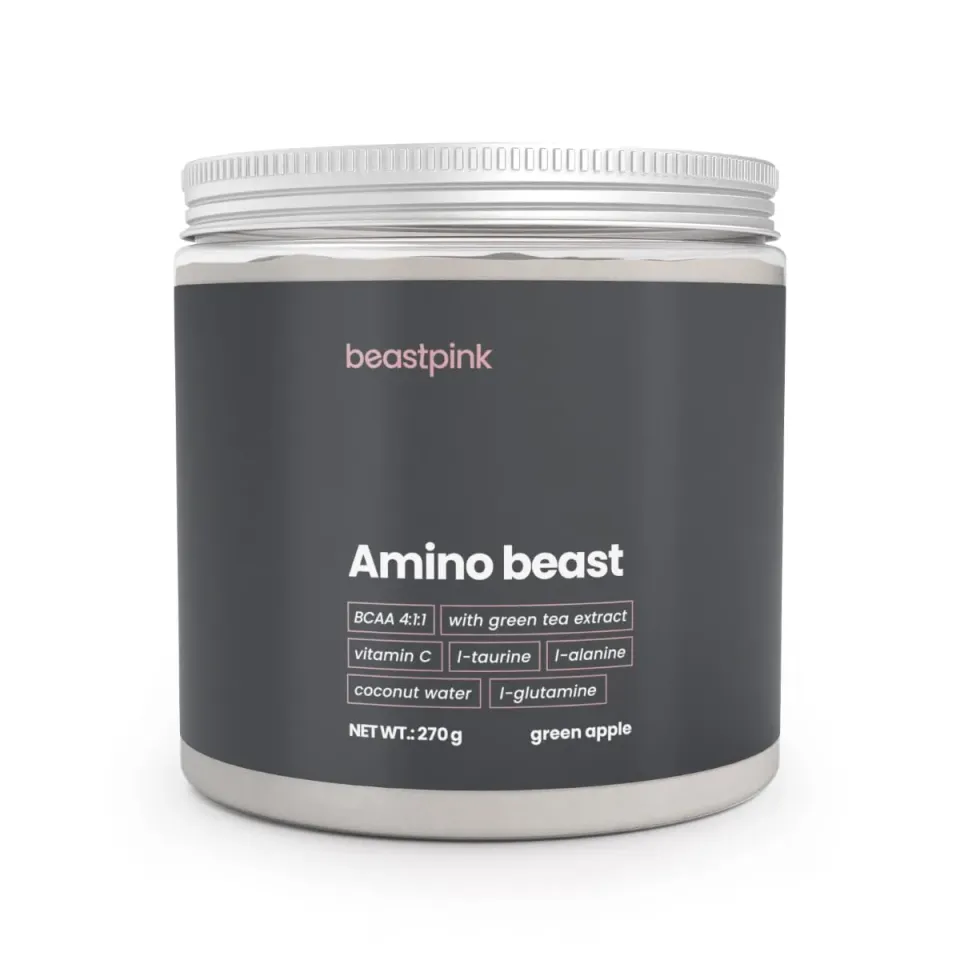 GymBeam Amino Beast Aminoacidi Mela Verde 270 g 14 Mix