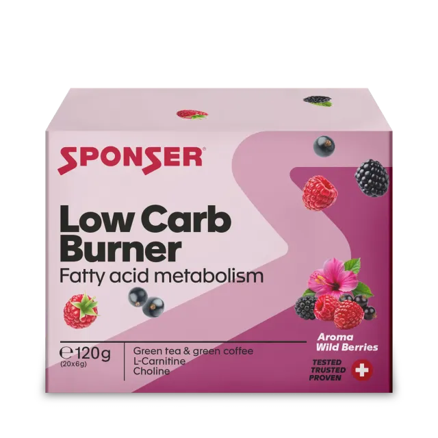 Sponser Low Carb Burner frutti rossi drink 20 x 6 g